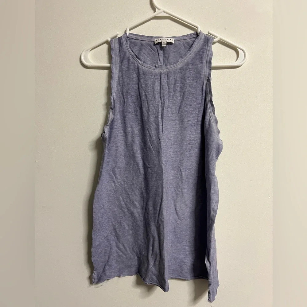 Aritzia Community Purple Tank Top